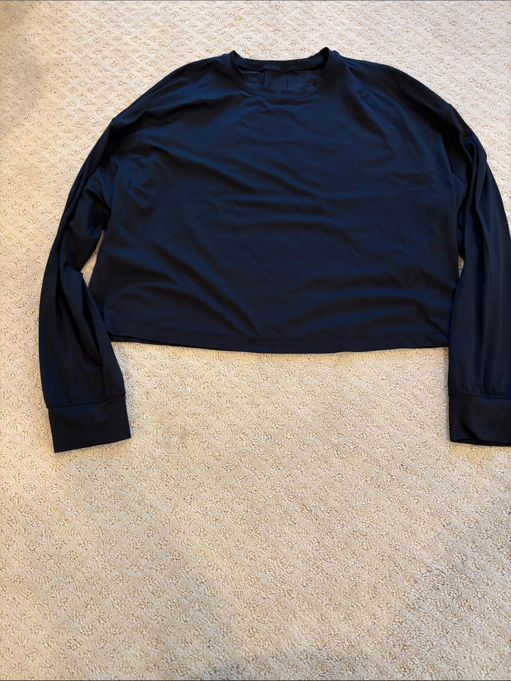 lululemon athletica Black Long Sleeve Performance Top